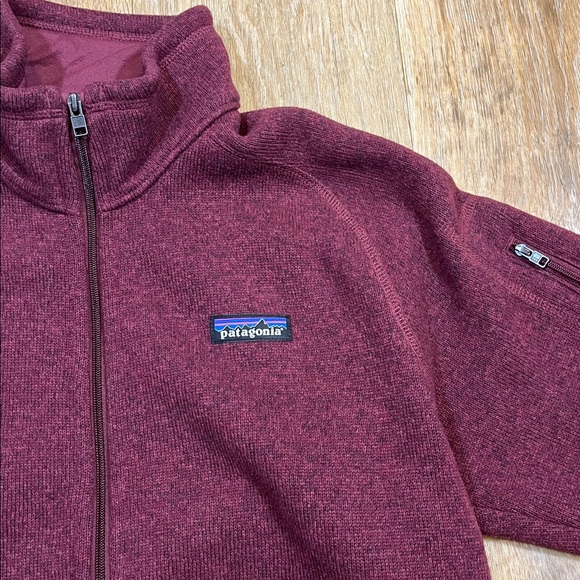 Patagonia Better Sweater Full Zip Fleece Jacket Plum Women's Large L Like New - Picture 5 of 15
